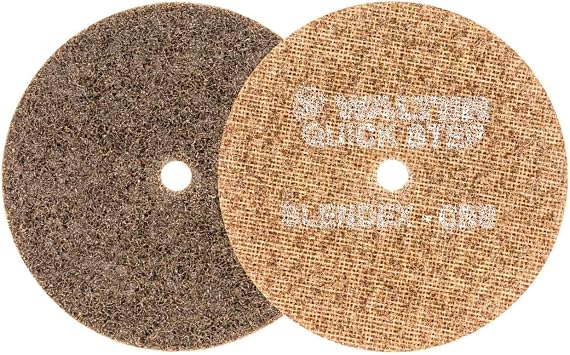 Walter 07R452 4-1/2" Quick-Step Blendex Surface Conditioning Discs Non-Woven Coarse Grit Tan, 10 pack