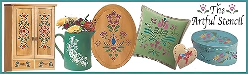 Miniatura 4 de Plantilla de borde de hoja de diamante, 15 x 1.5 pulgadas, para manualidades, reutilizable, resistente, flexible, plantilla de pintura de 10 mil de