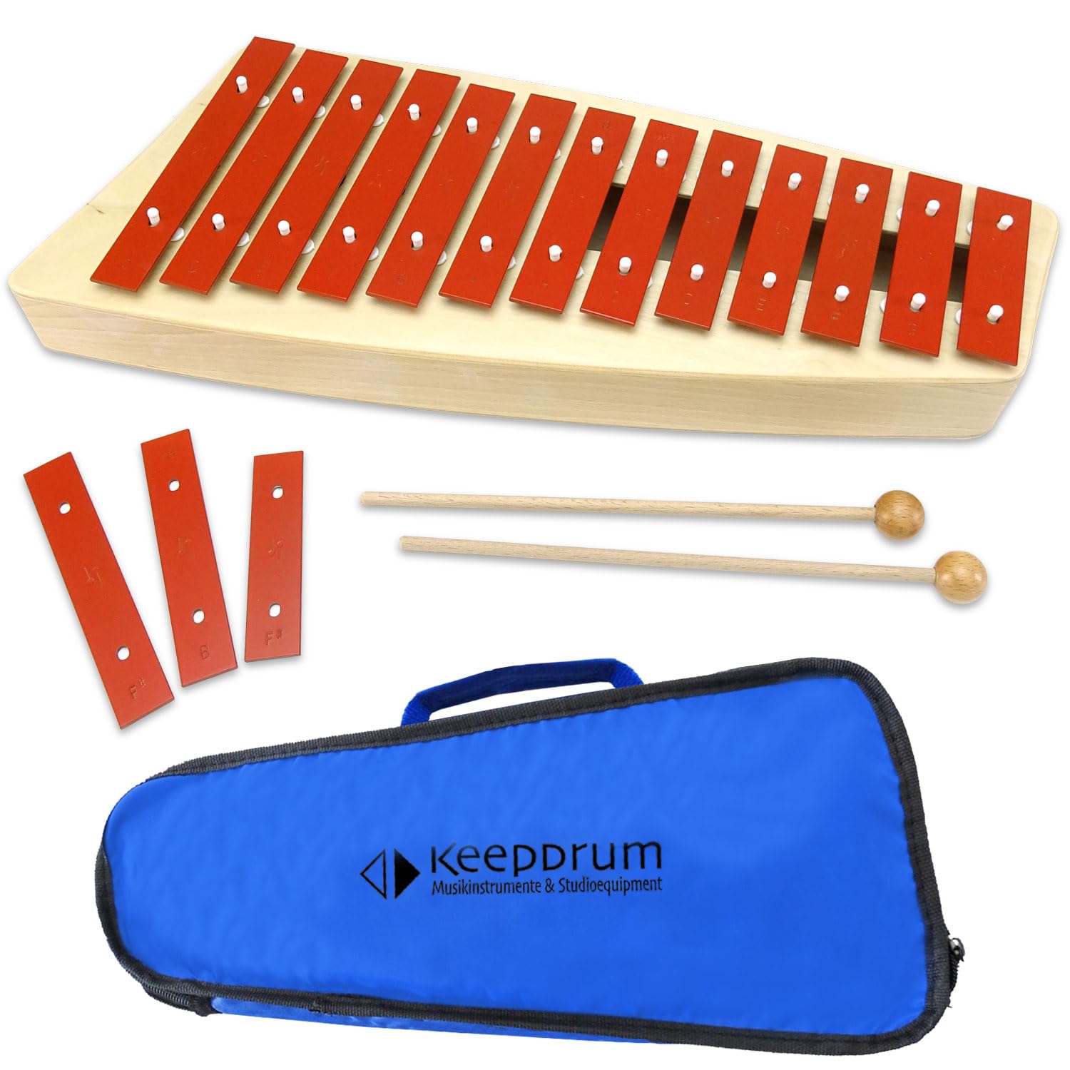 Sonor NG11 Glockenspiel Alt NG-11 + keepdrum MB-02 Bag in Blau