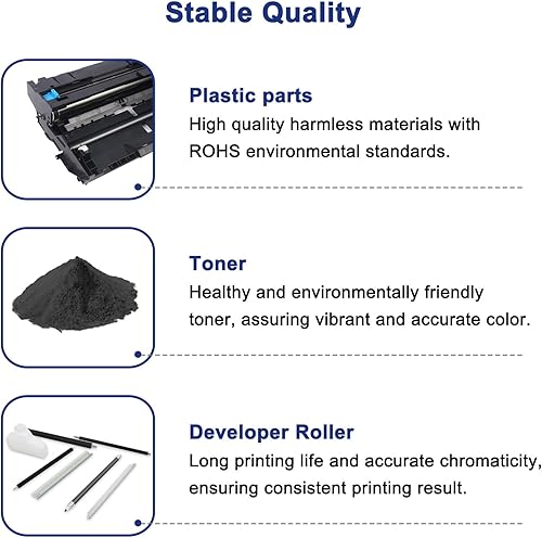 Miniatura 8 de Toner Bank Unidad de tambor de repuesto compatible para Brother DR820 DR-820 DR 820 Work para Brother HL-L6200DW MFC-L5850DW HLL6200DW MFC-L5900DW