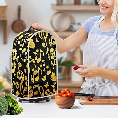 Vista 123 de doginthehole Lindas fundas para licuadora de gatos para cocina, antihuellas dactilares, a prueba de polvo, mezcladora o cafetera, cubierta