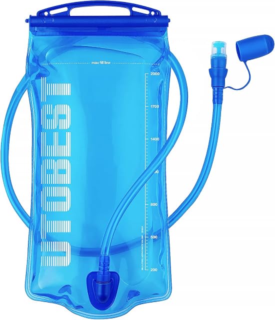 UTOBEST Hydration Bladder, Water Bladder 1L 1.5L 2L 3L, Water Bag BPA Free, Leak Proof Water Reservoir for Running Cycling Hiking Camping, UTR201