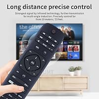 TCNOUMT RC2964506/01B Távirányító KARTINA TV Comigo Quattro IPTV Boksz Helyettesítő Fekete Univerzális Vezérlő 7