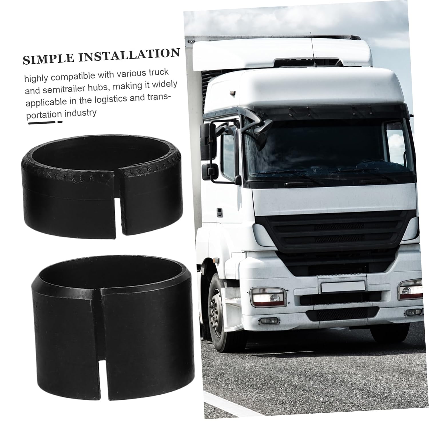 SOLUSTRE Steel Wheel Hub Positioning Ring Heavy-Duty Vehicle Tire Alignment Tool for Precise Balancing and Stability Includes Small Medium and Large for Trucks and Semi-Trailers