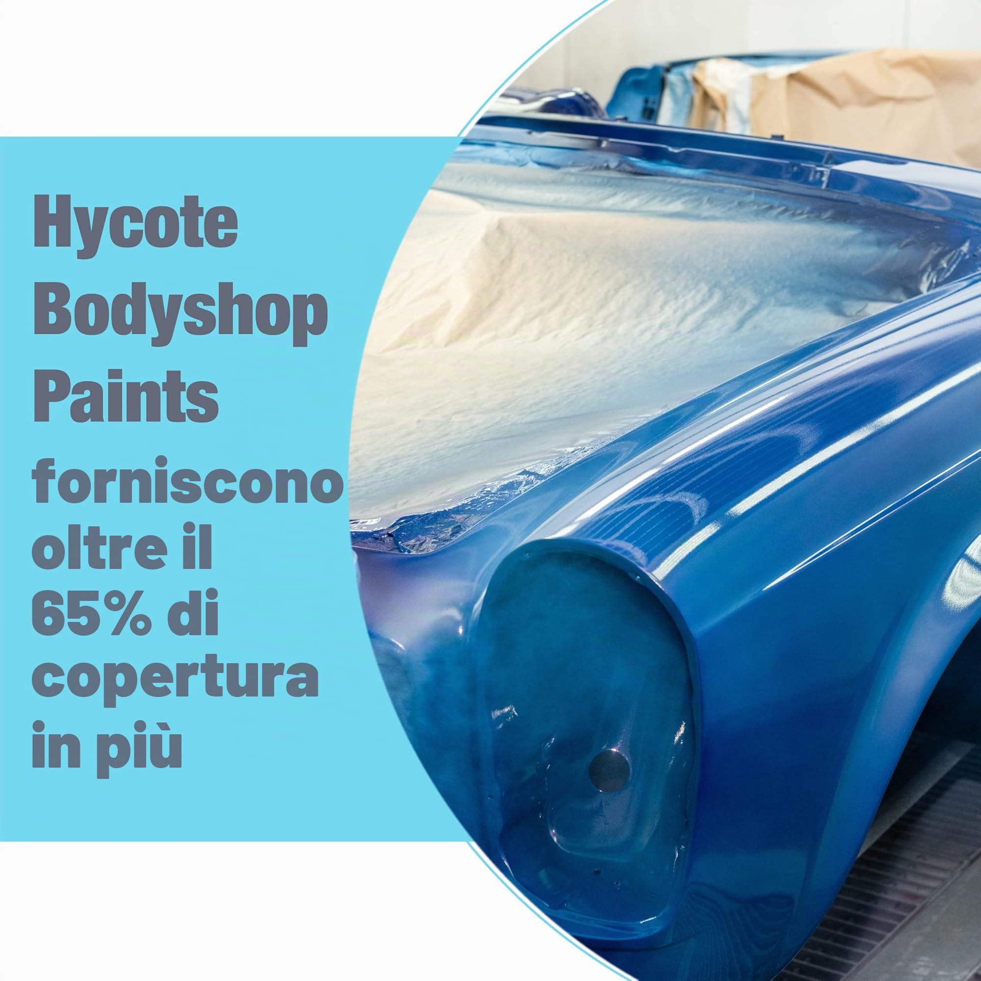 Hycote Vernice Spray Nero Opaco 400 ml, Asciugatura Rapida, Alta Copertura, Resistente, Multi Superficie