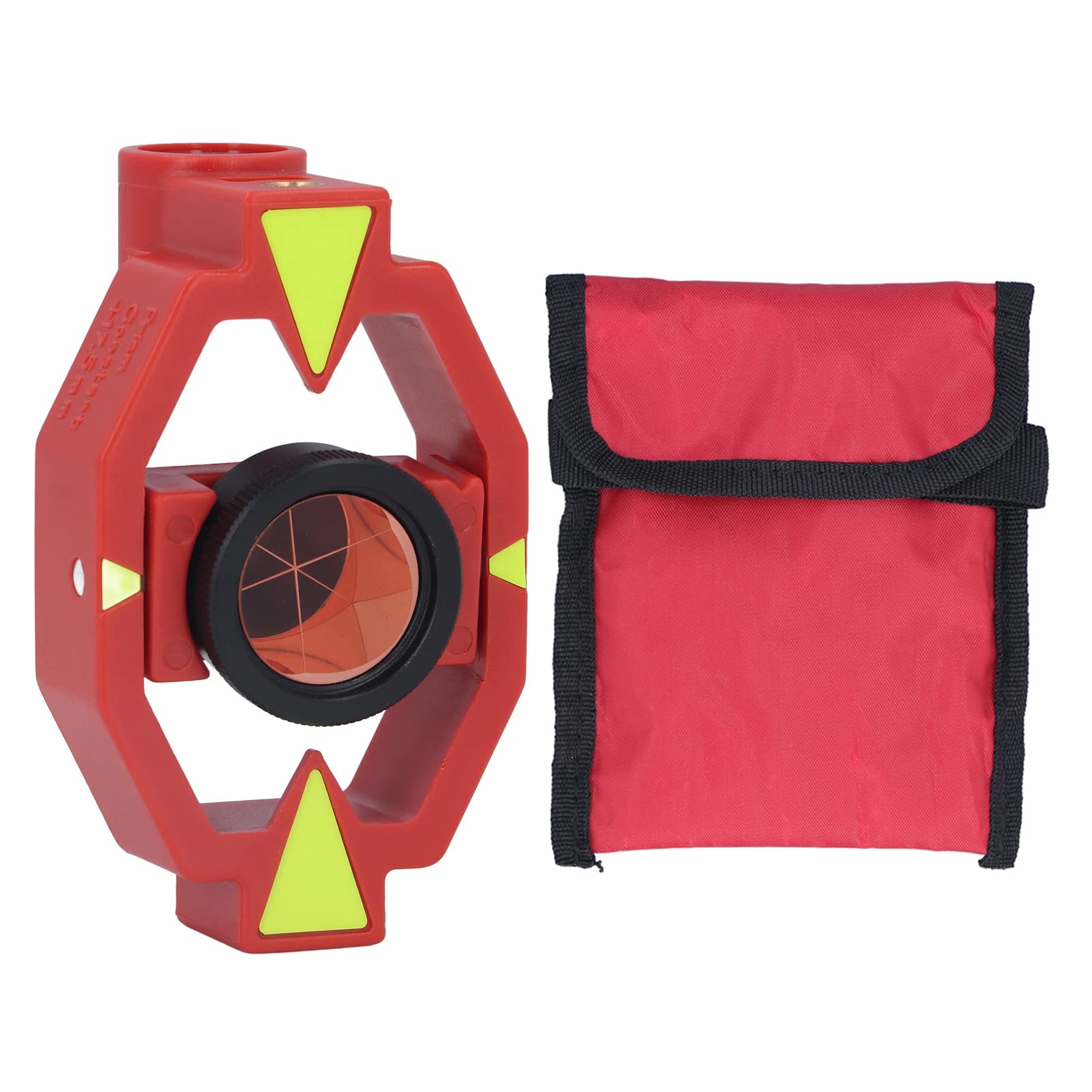 Garosa Topografía Prisma EstacióN Total Mini Prisma 17.5mm Offset Peso Ligero Equipo de Topografía Terrestre con Paquete Suave ABS K9