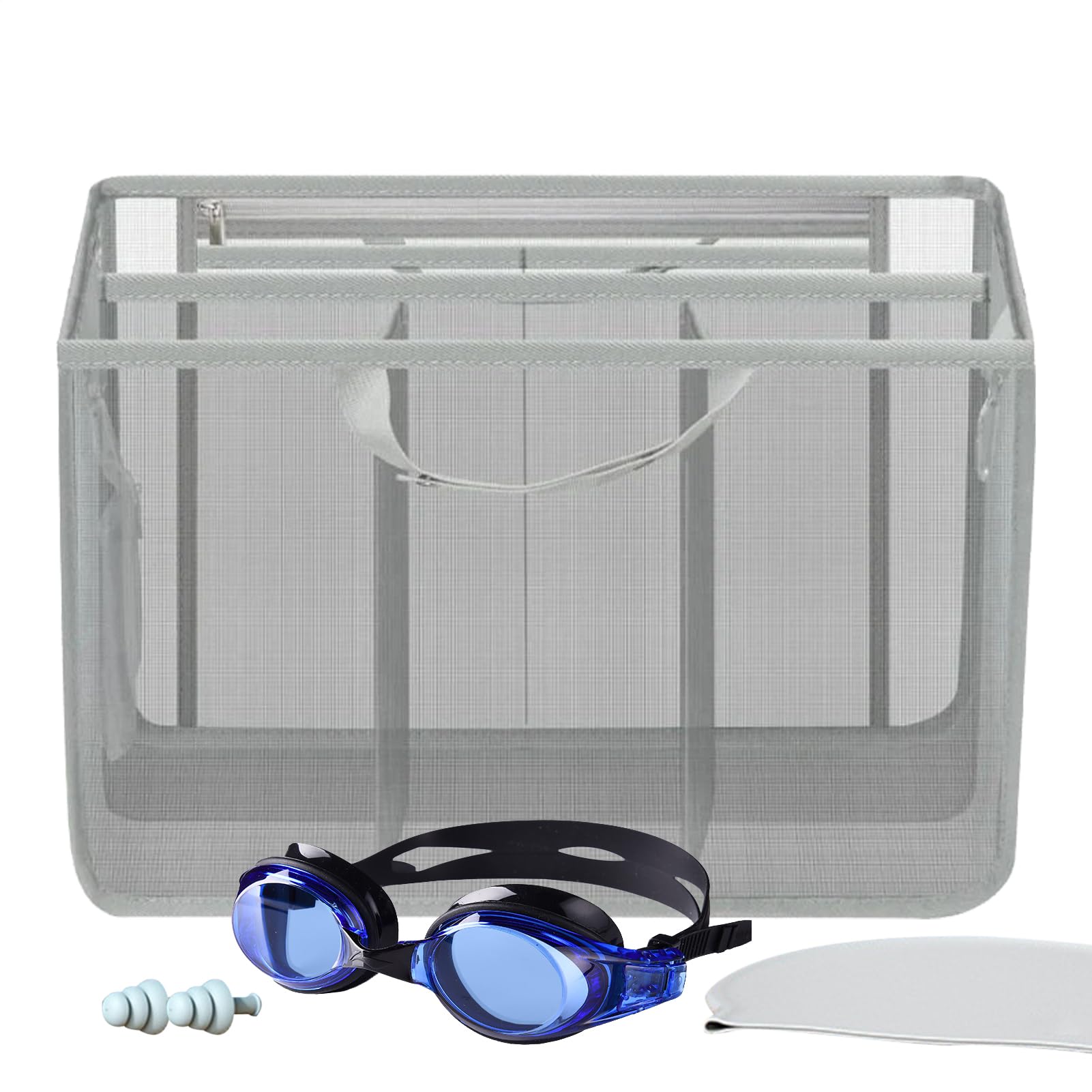 Organizzatore Per Borsa Spiaggia, Fodera Borsa Piscina, Inserto Divisorio Capiente Portatile per Palestra Viaggio Spiaggia Escursionismo Picnic Shopping