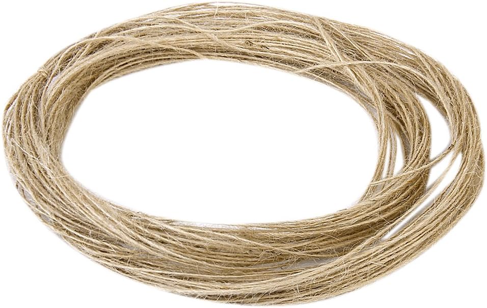 1mm Jute Burlap Ribbon Trim Twine String Rustic Wedding Floral Scrapbooking