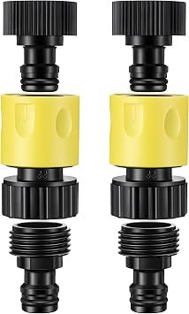 Pressure Washer Hose Adapter Kit Compatible with Karcher K1K5 & G220G4000 Series, Quick Connect Garden Water Hose Adapter Fitting for Pressure Washers
