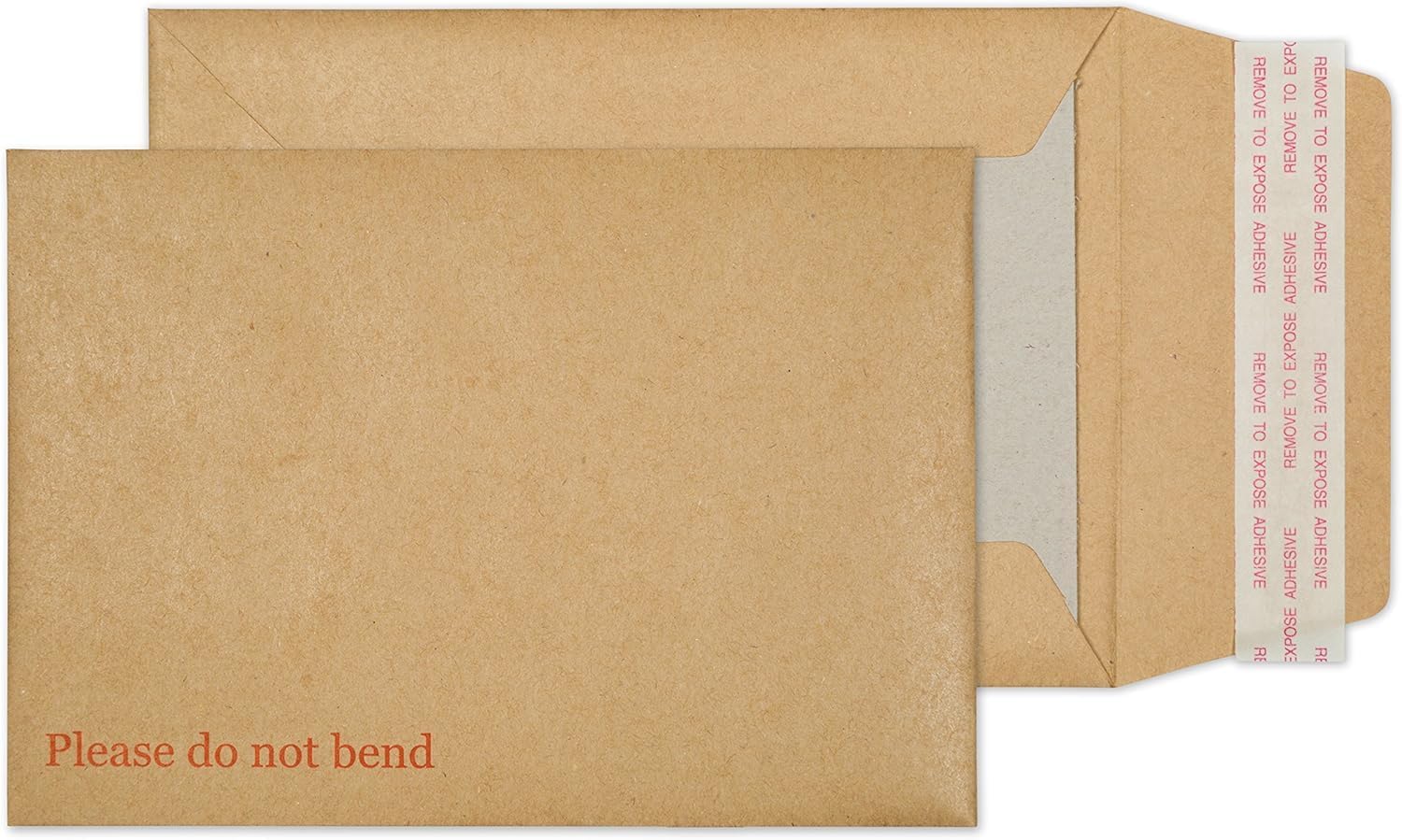 Blake Purely Packaging, Paperboard Rigid Back Mailer for Photos & Certificates, 4 1/2 x 6 3/8 Inches, Brown Manilla Kraft Envelopes, Peel & Seal (2112) - Pack of 250