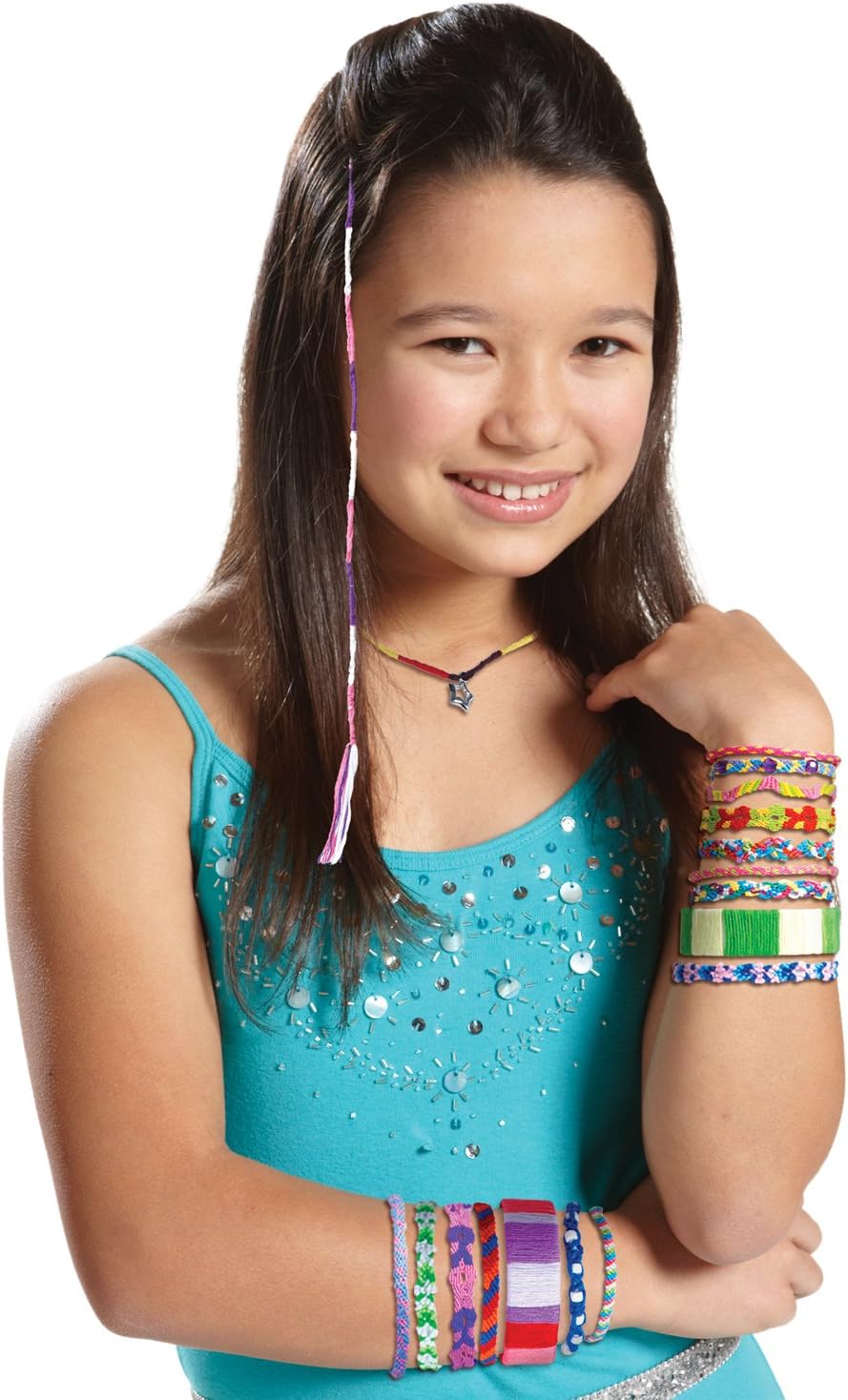 Cra-Z-Art Stick N Sparkle Make Your Own Friendship Bracelet Kit