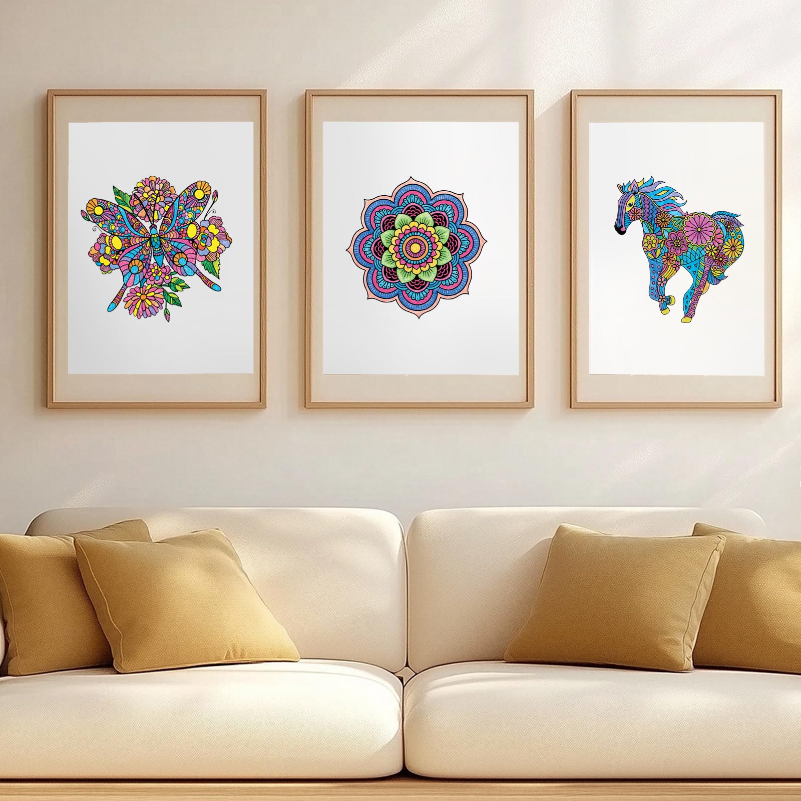Circulaire patroon in de vorm van mandala voor Henna, Mehndi, tatoeage