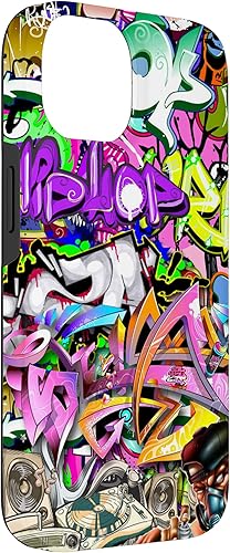 Miniatura 3 de iPhone 14 Graffiti Street Art, colorido estuche urbano hip hop