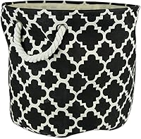 Vista 37 de DII Contenedor de poliéster con asas, contenedor de almacenamiento de celosía, mediano, azul tormenta