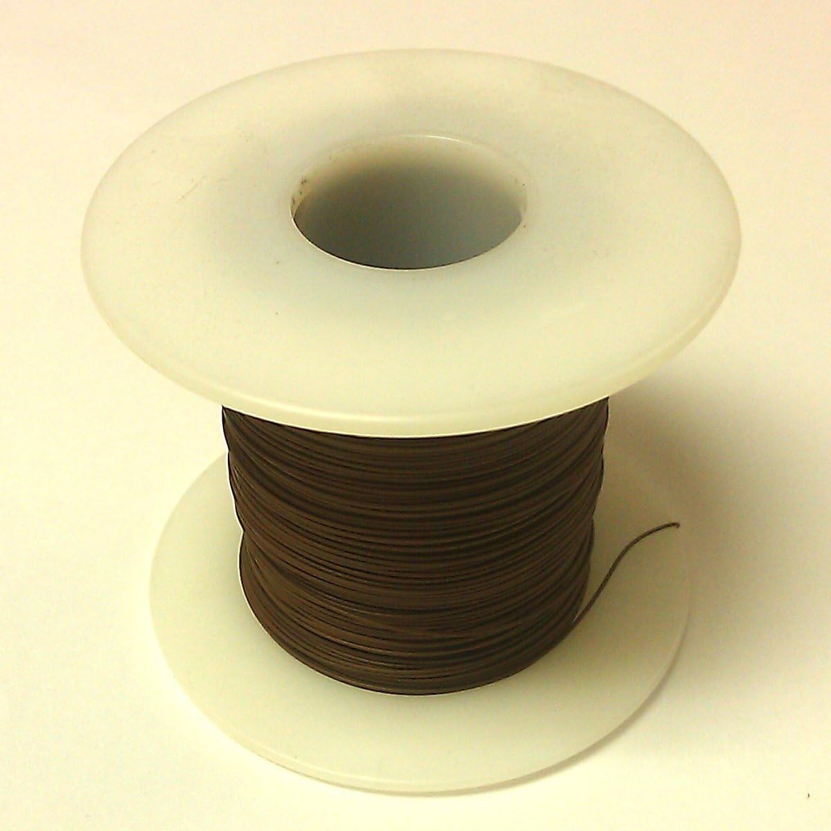 BROWN 28 Gauge Solid, Kynar Insulated Electronic, Wire Wrap, Hobby or