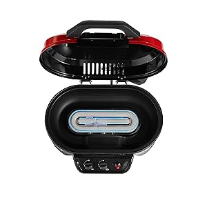 Coleman RoadTrip 225 Portable Tabletop Grill, 2-Burner Gas Grill with Matchless Ignition & Adjustable Temperature Control, 11,000 BTUs of Power for Grilling, Tailgating, Camping, BBQ, & More