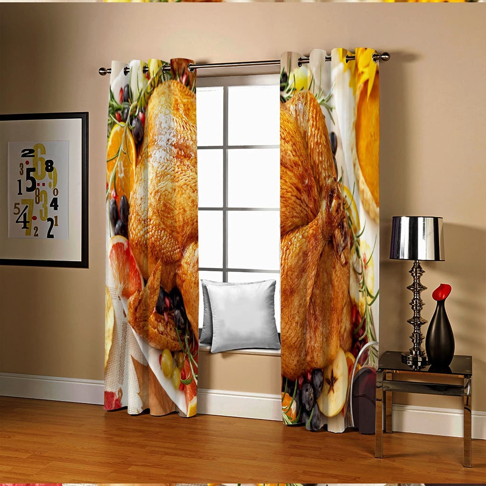Turcja Grube zasłony, zasłona okienna do łazienki do sypialni salonu 2 panele, szer. 106 cm x dł. 274 cm