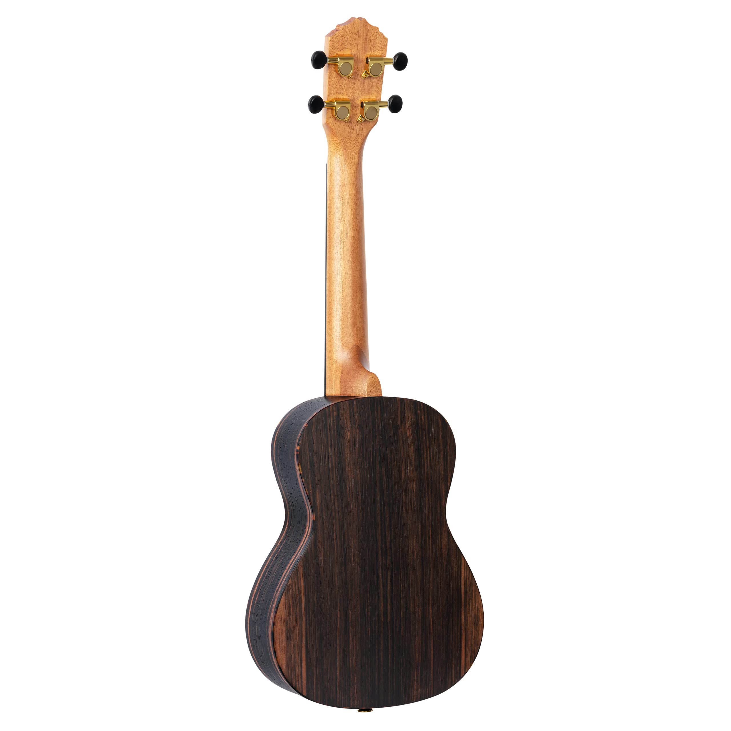 Ortega Guitars Akustyczne Ukulele Koncertowe – Seria Timber – W Zestawie Z Pokrowcem – Heban, Wykończenie Naturalne (RUEB-CC)