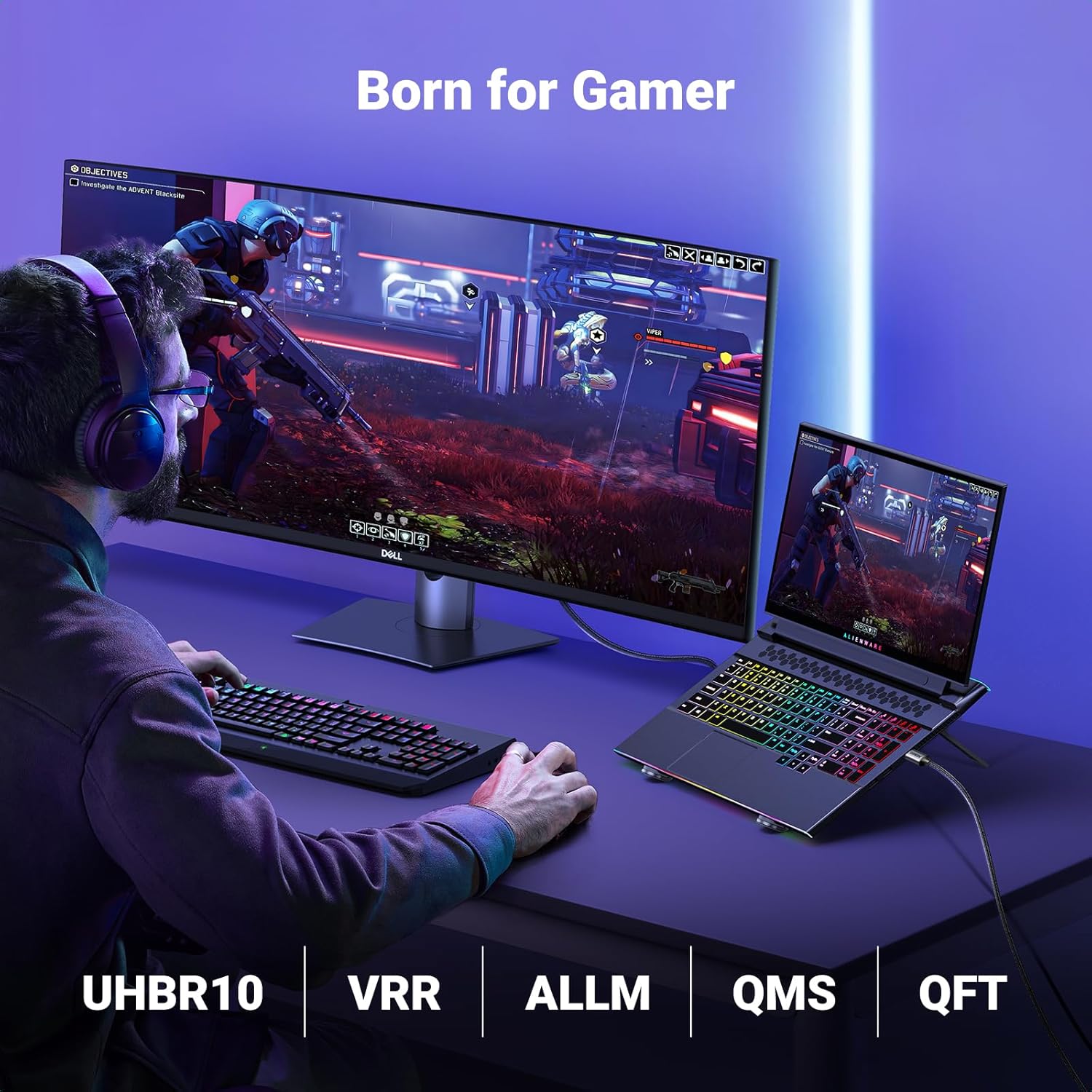 UGREEN USB C to DisplayPort 1.4 Cable 8K@60Hz 4K@240Hz Thunderbolt 4/3 to Cord Bundle USB C to DisplayPort 2.1 40Gbps 16K@30Hz