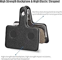 Vista 3 de 4 pares de pastillas de freno para bicicleta, pastillas de freno para bicicleta con herramientas de instalación compatibles con pastillas de freno