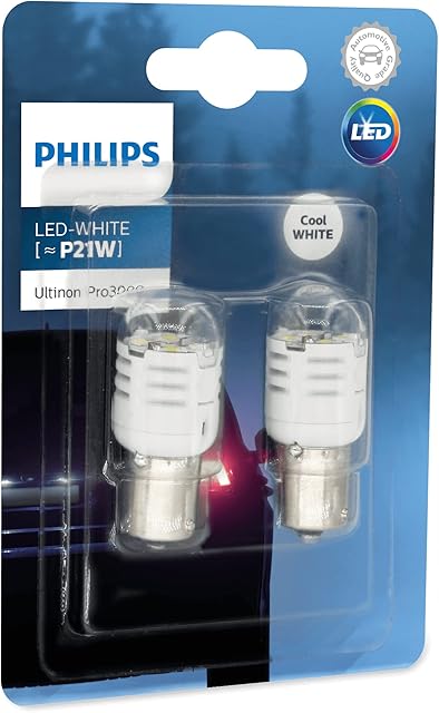 Philips Ultinon Pro3000 LED car signaling bulb (P21W white)
