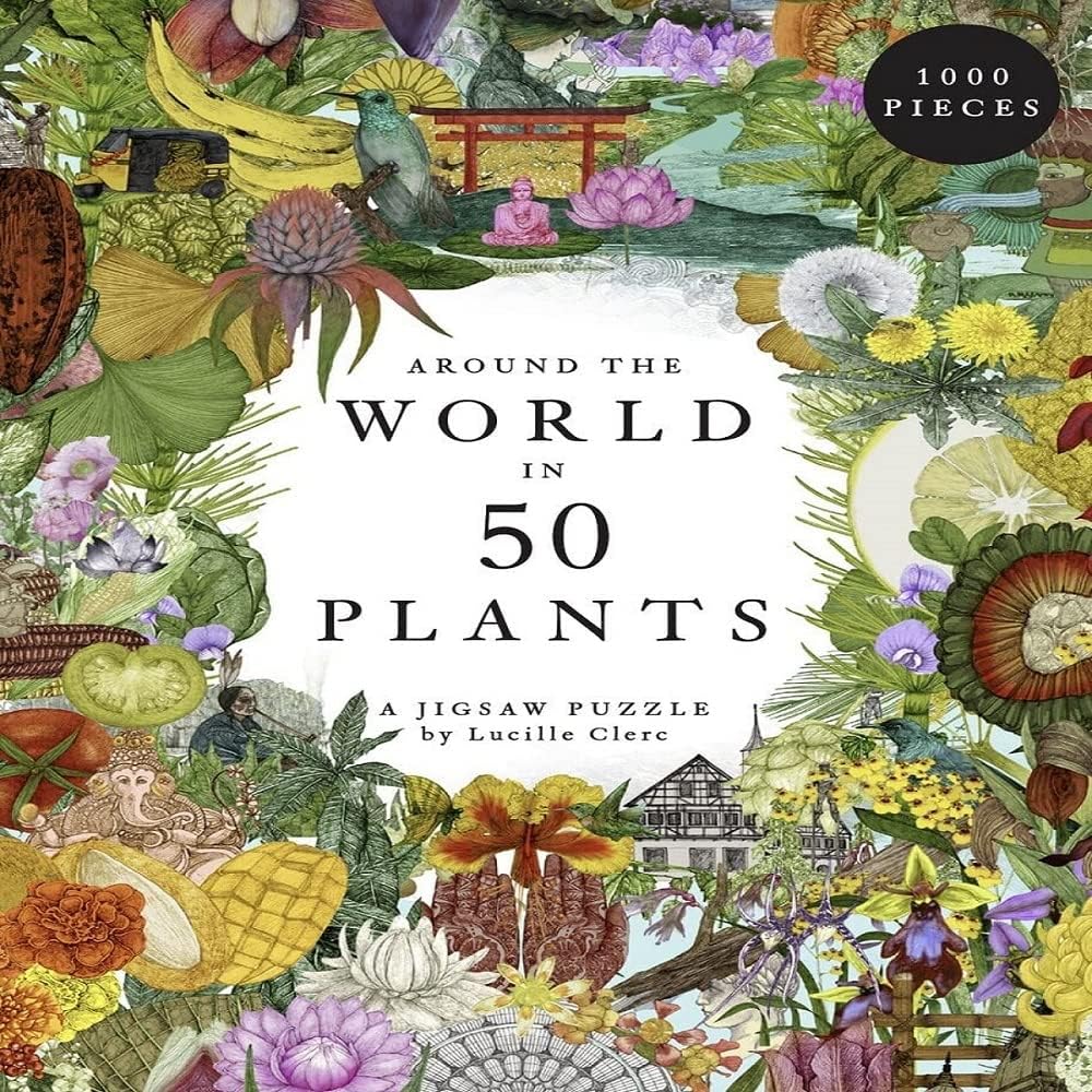 Laurence King Around the World in 50 Plants 1000 Piece Puzzle