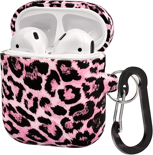 Funda protectora de silicona suave para AirPods 2 y 1, frontal LED visible