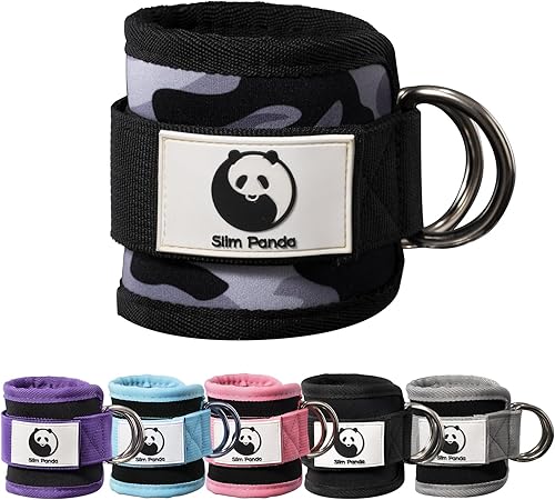 Miniatura 9 de Slim Panda Correa de tobillo para máquina de cable, tobillo para patadas, abductores de cadera, entrenamientos de glúteos, extensiones de piernas,