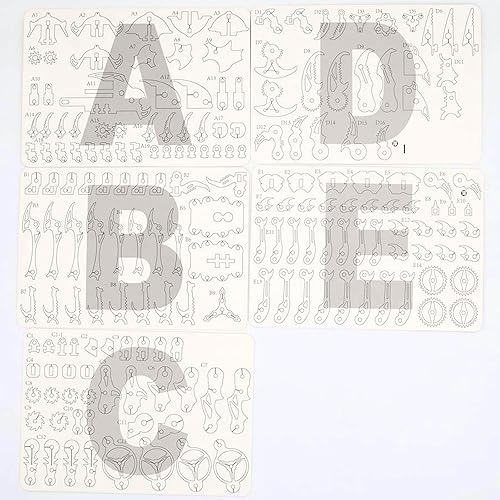 Miniatura 5 de Rompecabezas de escorpión de metal 3D para adultos rompecabezas 3D, kits de modelos de metal para construir bricolaje rompecabezas mecánico de