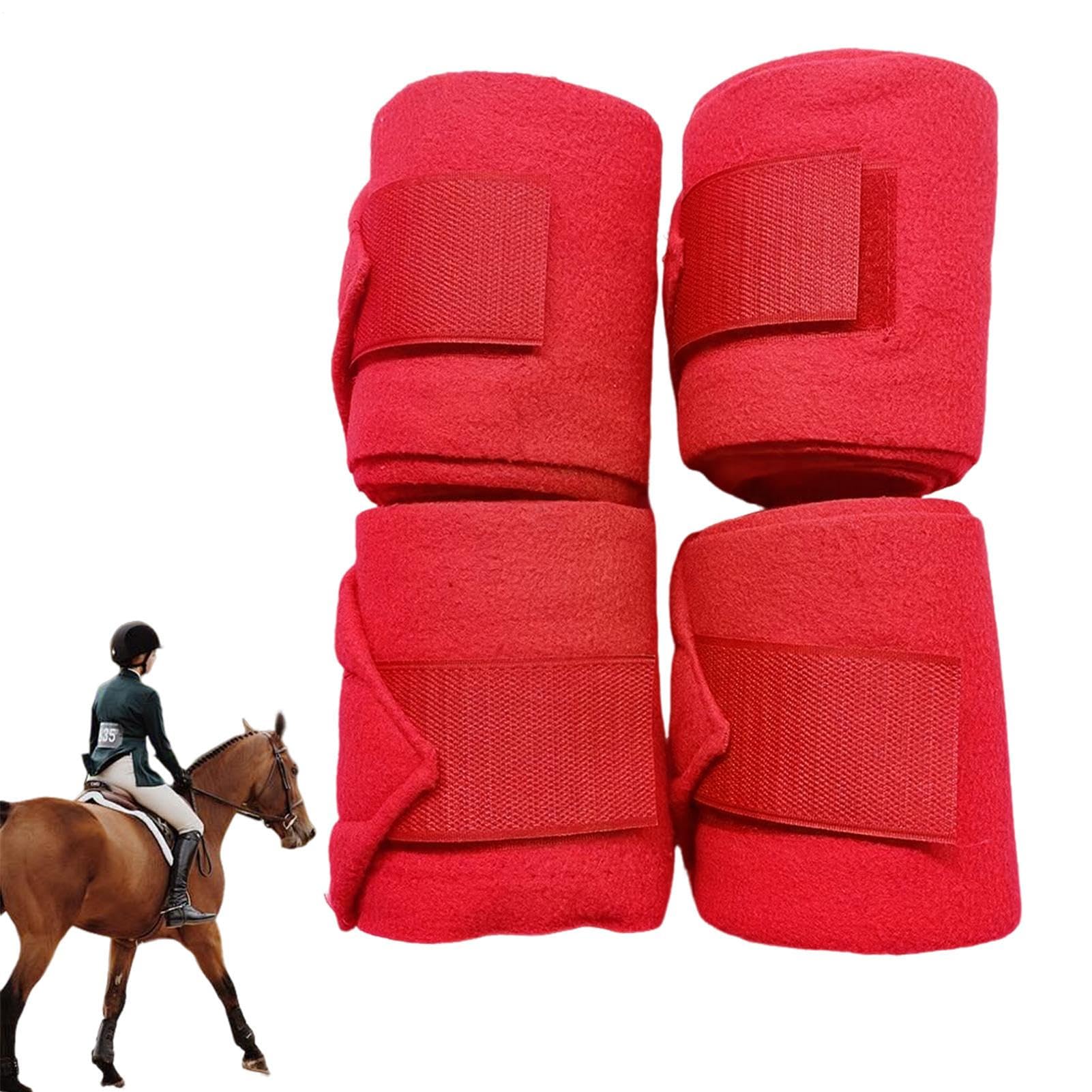 Fasce per Zampe di Cavallo Fasce Elastiche Equine | 249 Cm Morbidi Equestri per Addestramento Passeggio Salto