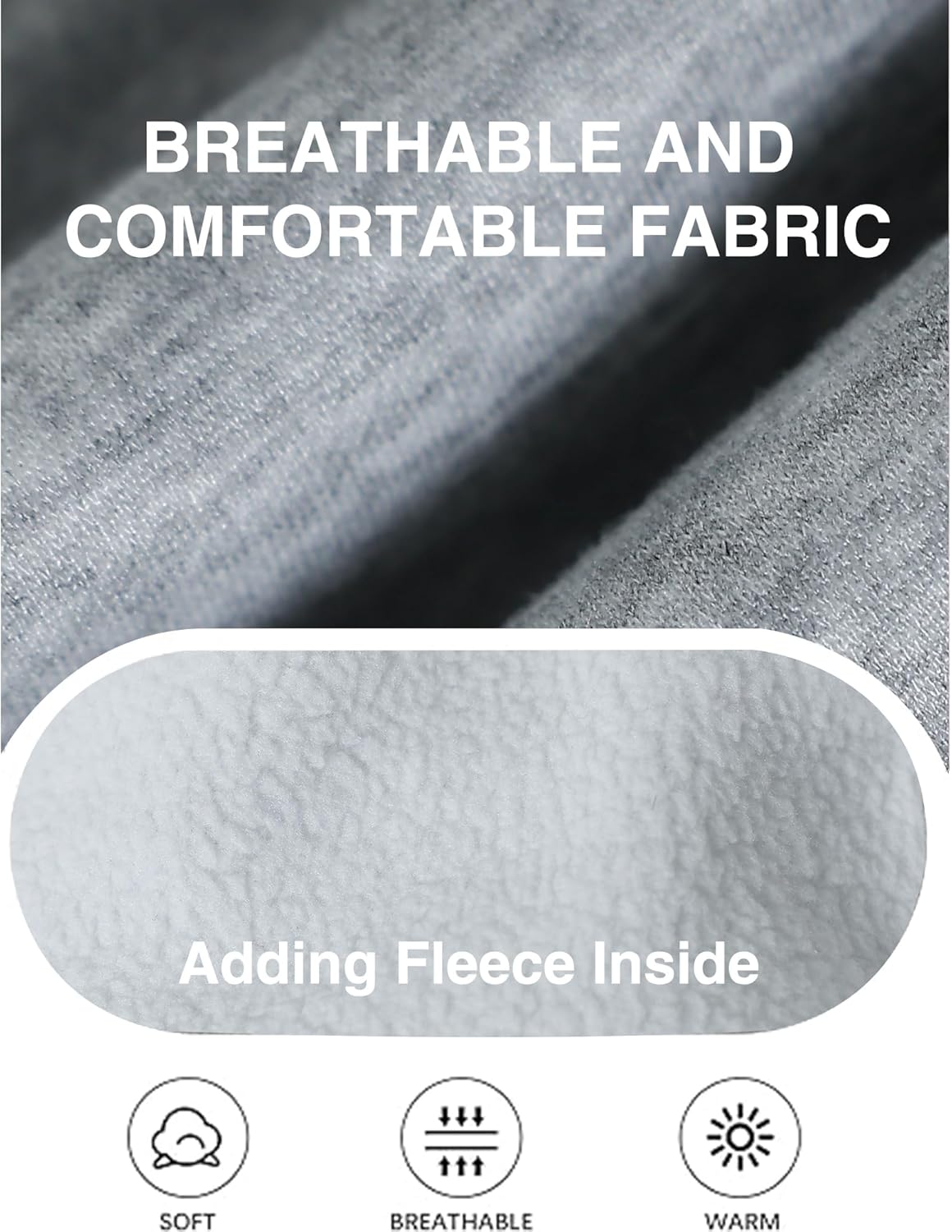 2 Pack Boys Sweatpants Athletic Pants Boys Joggers with Zipper Pockets Kids Youth Workout Sweat Pants Size 7-13Y - Image 4