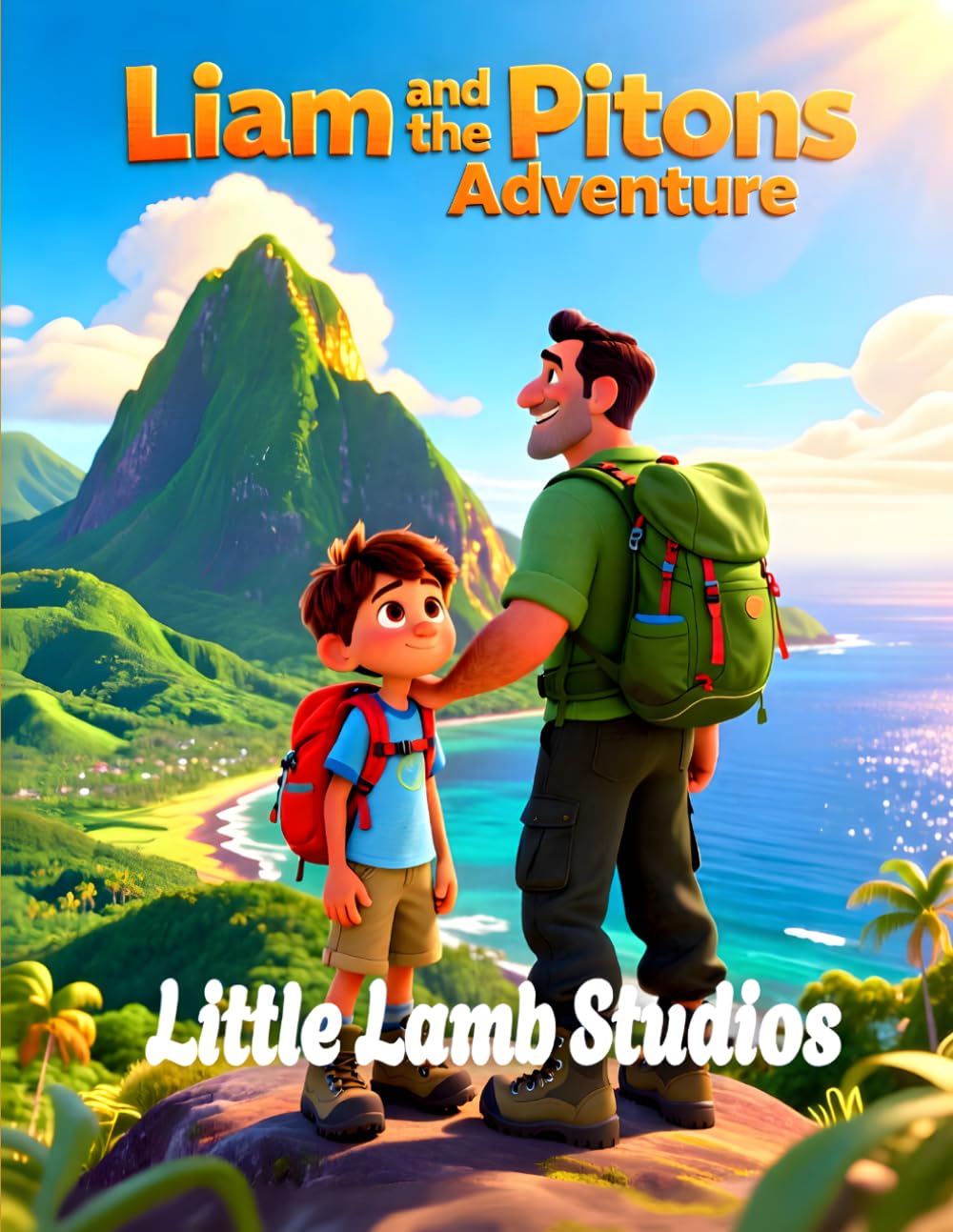 Liam and the Pitons Adventure: A Christian Children’s Story About Courage: A Heartwarming Kids Bible Story Teaching Bravery, Faith, and Strength (Joshua 1:9) (Faith-Filled Adventures)