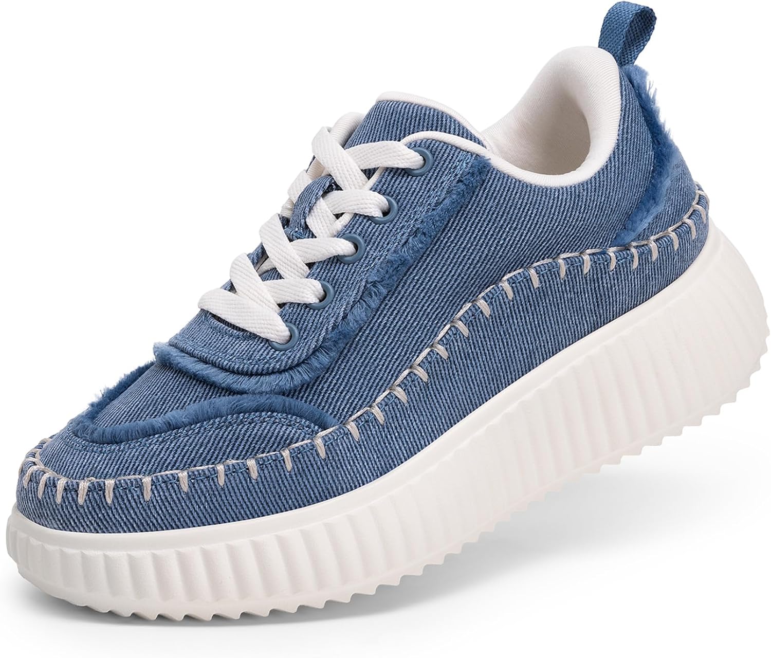 DREAM PAIRS Girls Shoes Sneakers Tennis Shoes Kids Fashion Platform Lightweight Lace Up Casual Walking Shoes