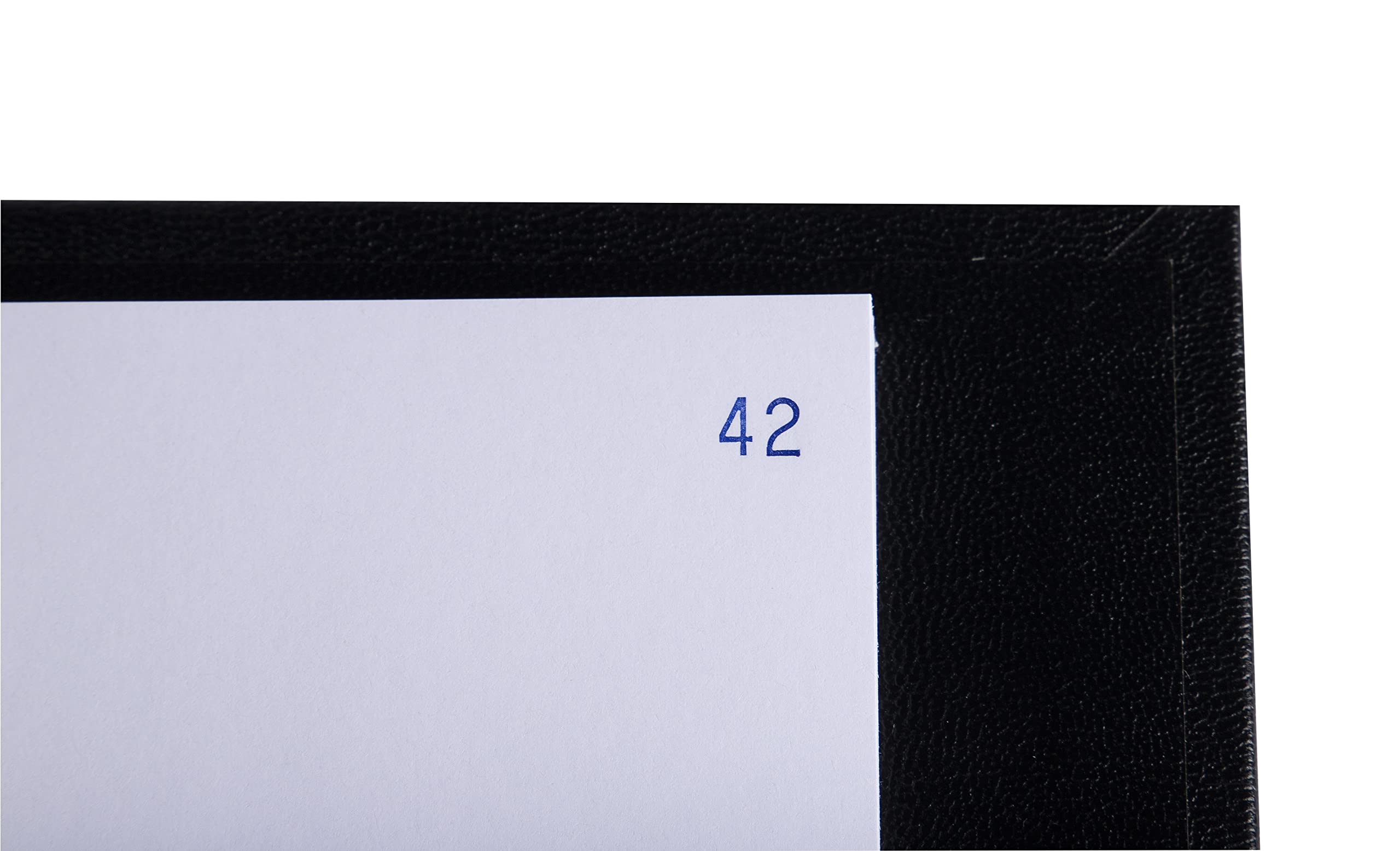 Exacompta - Réf. 46230E - 1 classeur juridique écononomique noir CONSEILS D'ADMINISTRATION - 4 anneaux, couverture plastique - Dimensions 32x26cm - livré avec recharge 100 feuillets vierges numérotés
