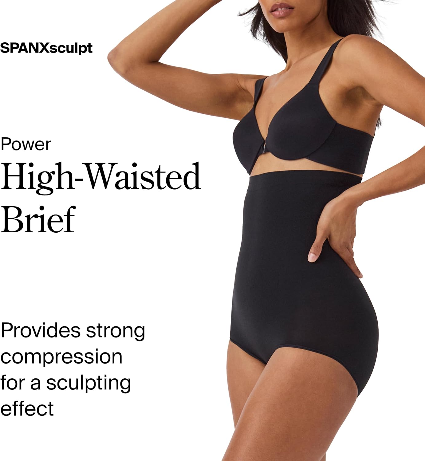 SPANX SPANXsculpt Power Series High-Waisted Brief - Lightweight All-Day Comfort - Shapewear Underwear - Image 2