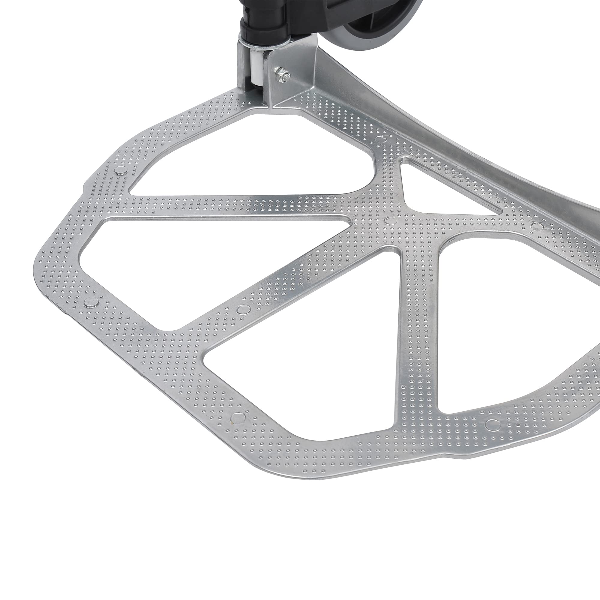 HOMCOM Carrello Portapacchi Pieghevole in Alluminio e Plastica max 70kg con Maniglie Telescopiche e Altezza Regolabile, 41x38.7x100 cm, Argento