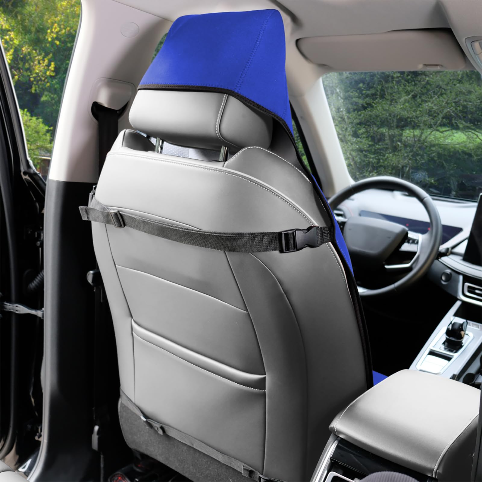 INFANZIA Coprisedili impermeabili di alta qualità, 2 pezzi, protezione per sedili auto, in neoprene, misura universale, 100% lavabile, rimovibile, antiscivolo, antiscivolo, per palestra, allenamento