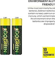 Vista 3 de Go Green Power 24049 DNP GoGreen Power alcalinas AAA 48pk