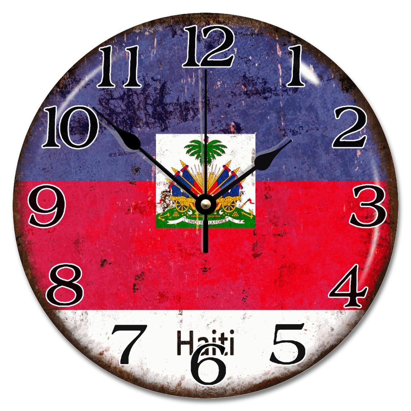 Horloge murale Haïti : le cadeau idéal pour décorer une chambre