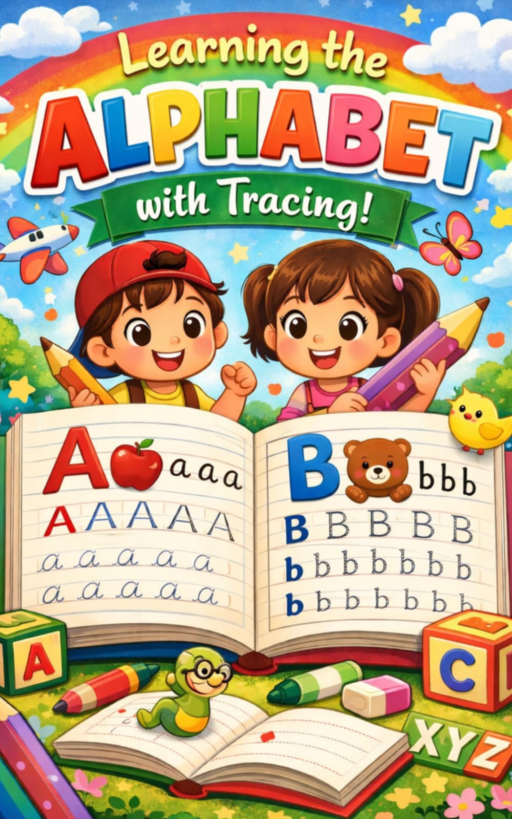 Learning the alphabet with tracing