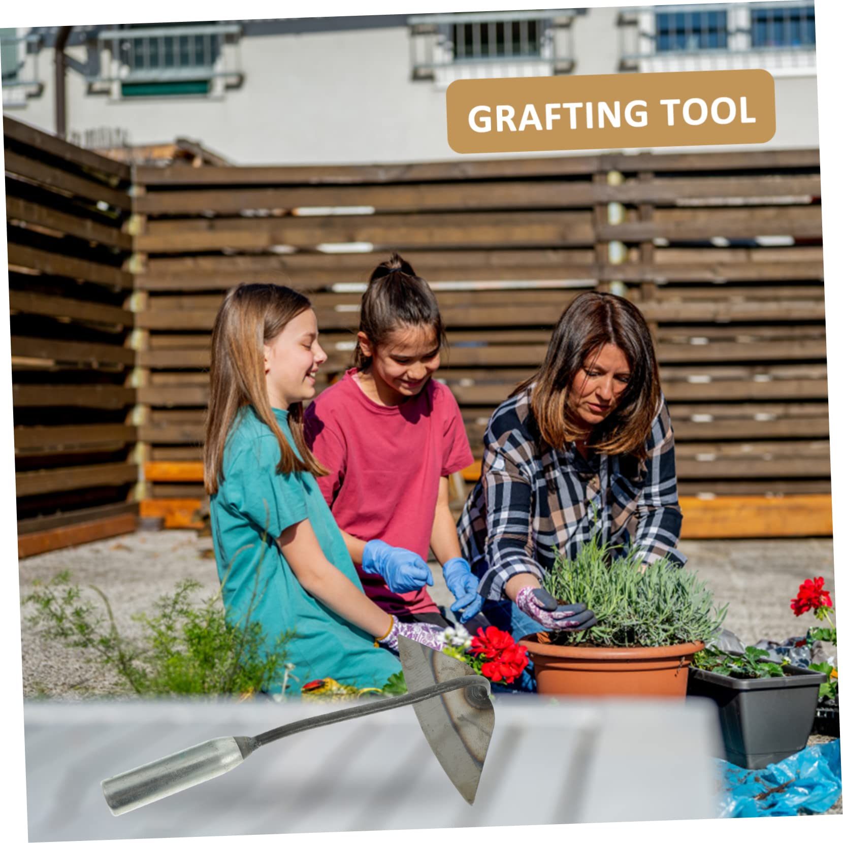 Rastrillo de pala de deshierbe pequeña azada de mano herramienta de jardinería azada de jardinería de acero jardineria jardinerad Excavar azada vegetal manejar azada Acero carbono Gogogmee