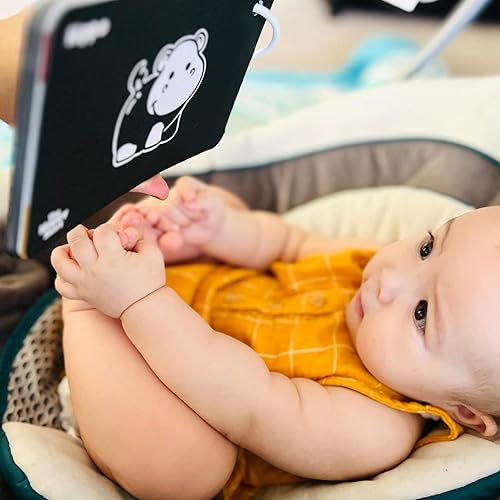 Miniatura 9 de Happy Start Tarjetas de visión de alto contraste fáciles de limpiar - Resistente al agua - Aprobado por hospitales - Lista para bolsa de pañales -