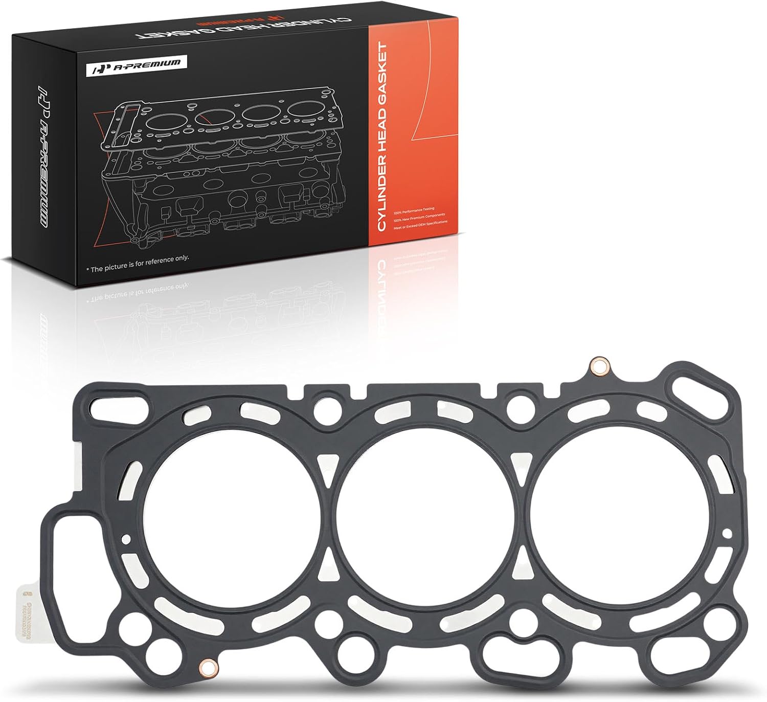 A-Premium V6 3.5L Right Engine Cylinder Head Gasket Compatible with Honda Accord/Odyssey 2008-2017, Pilot, Ridgeline, Crosstour, Accord Crosstour & Acura RDX, TSX, TL, Passenger Side