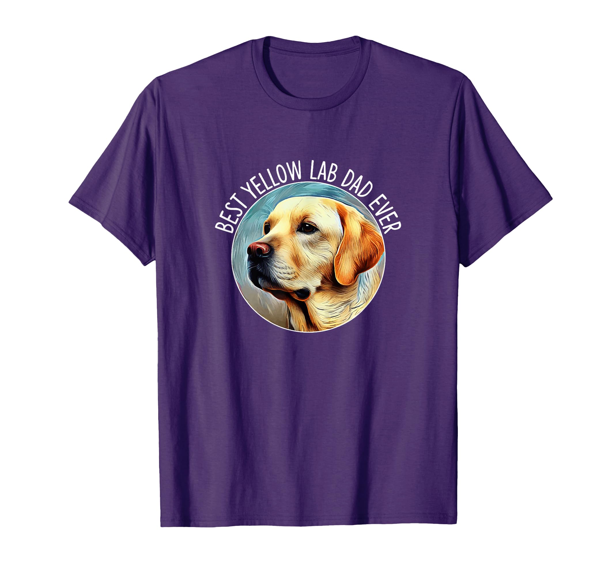 Best Yellow Lab Dad Ever - T-Shirt