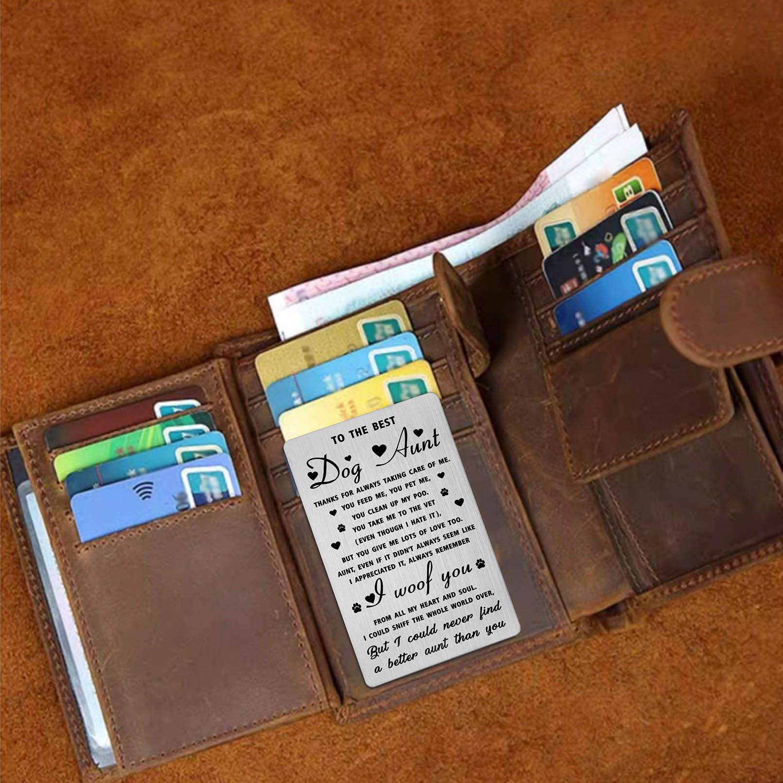 Huester Make-up-Tasche Für Hundefans – 25,4x19,1 Cm, Leinen, Perfektes Geschenk Für Hundemütter