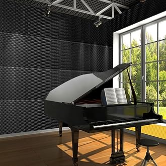 Pamatio 20mm Thick Car Insulation Mat, 5 Roll Self-Adhesive Sound Proofing Foam Mat, Van Sound Insulation Deadening, Sound Deadener for Home, Waterproof, Noise Insulation, 200cm x 50cm