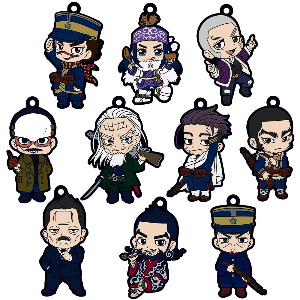 ゴールデンカムイ オンリーショップ ラバーストラップ 12種 全種 Amazon.co.jp: ゴールデンカムイ ラバーストラップコレクション