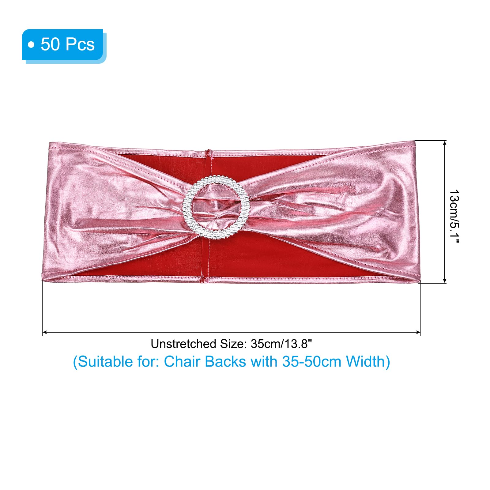 PATIKIL 14"x5" Stretch Chair Sashes Bows - Image 2