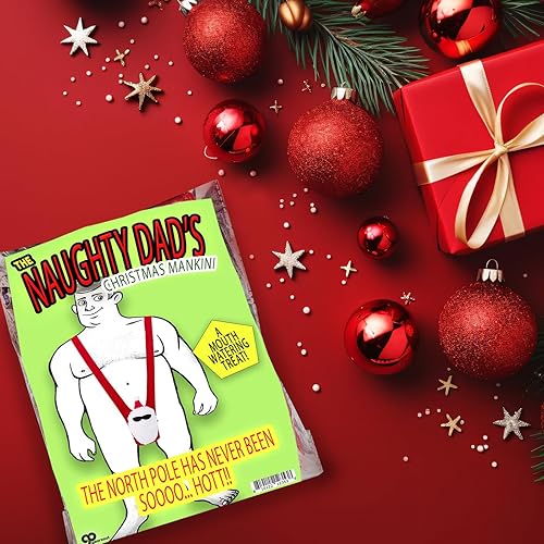 Miniatura 7 de Jingle Bell Surprise Hilariou Dad's Christmas M - Festivo, divertido regalo navideño para hombres, gran artículo de Navidad, talla única