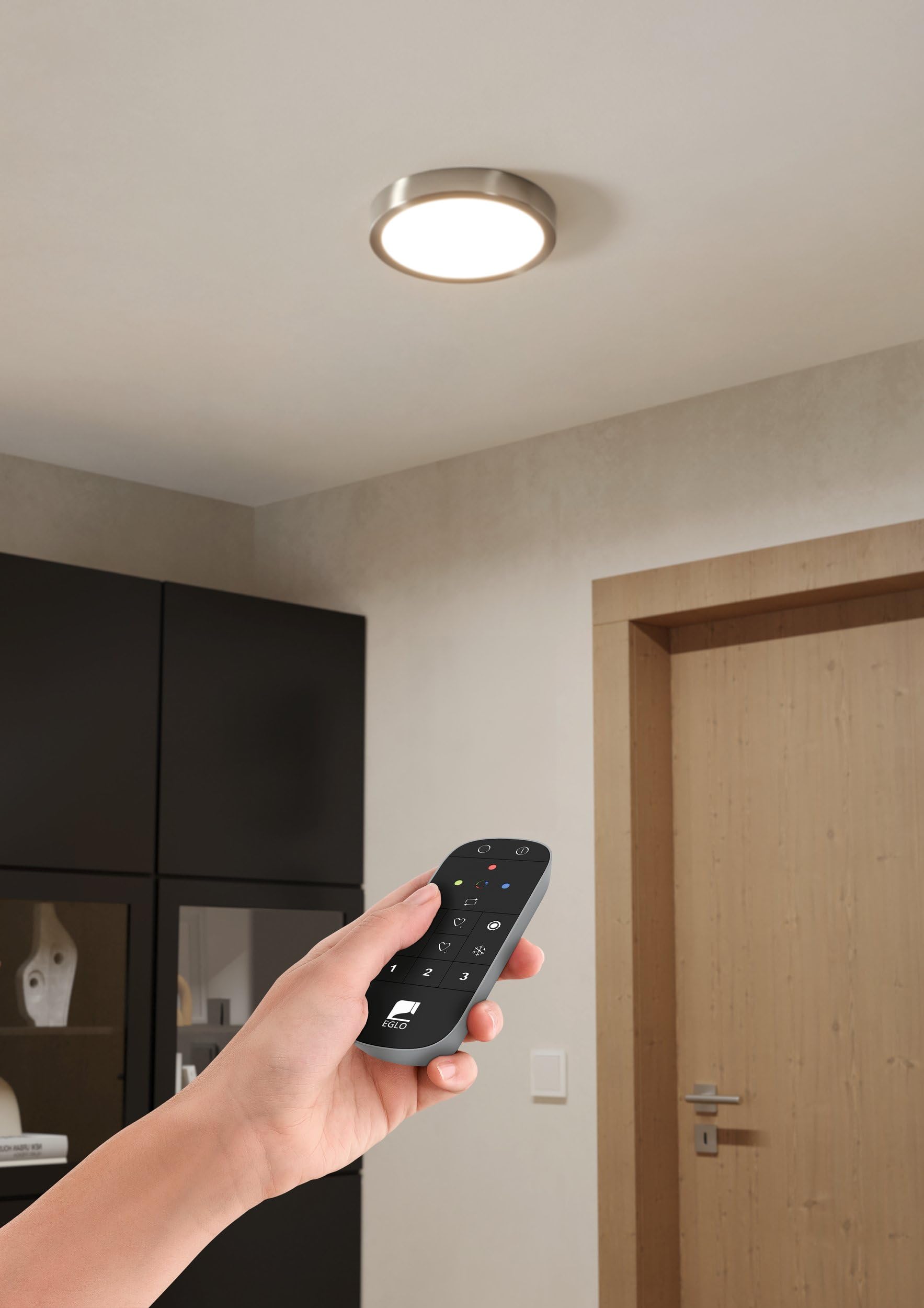 Eglo connect.z Smart Home Led Band Stripe-Z estensione, striscia flessibile 2 m, ZigBee, app e controllo vocale, colore della luce regolabile, dimmerabile, autoadesivo, accorciabile